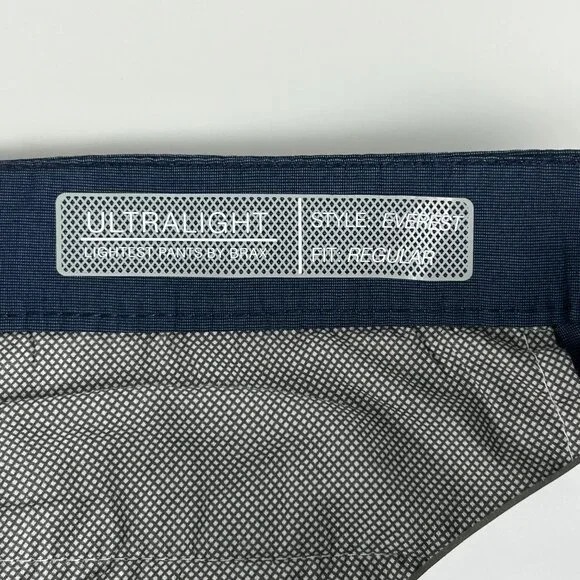 Brax Pants Men 37x29* Blue Everest Ultralight Chino Straight Regular Fit Stretch - Picture 6 of 15